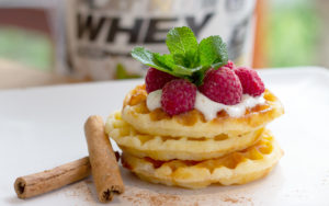 high protein waffle