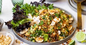 Mushroom-Crispy-Rice-Salad