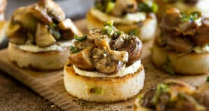 Portabellini-Mushroom-topped-Polenta-Cakes