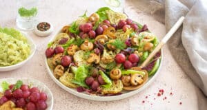 Roasted-Mushroom,-Fennel-&-Grape-Salad