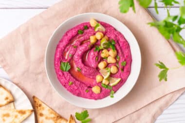 Beet-and-Creatine-Hummus