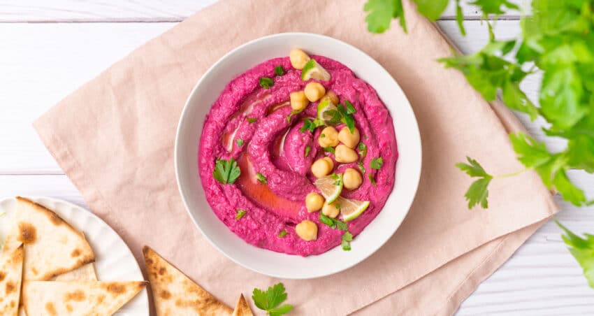 Beet-and-Creatine-Hummus