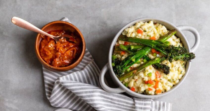 Roasted-Broccoli-with-Creamy-Herbed-Quinoa
