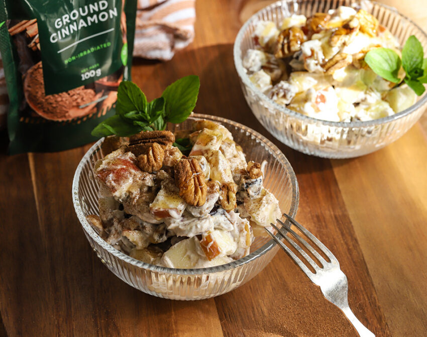 Apple, Date and Cinnamon Salad