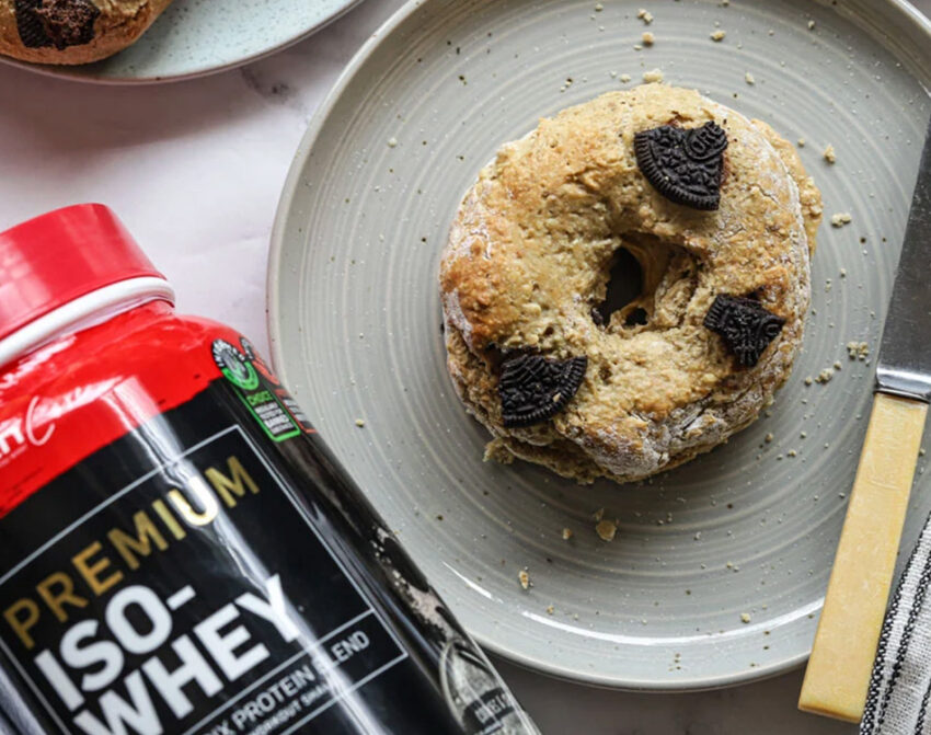 Cookies & Cream Protein Bagels
